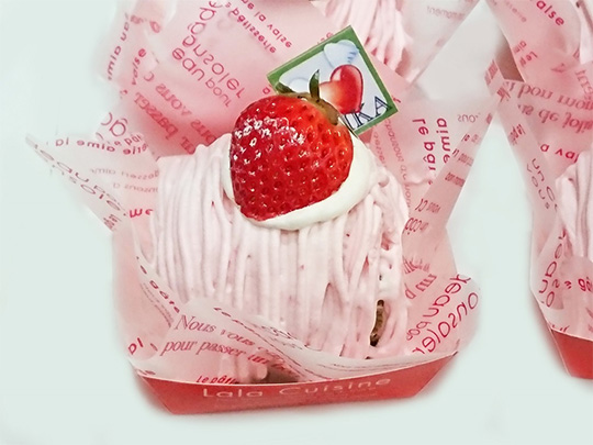イチゴのモンブラン