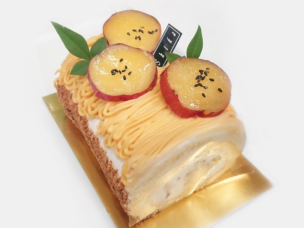 さつま芋のモンブランロール