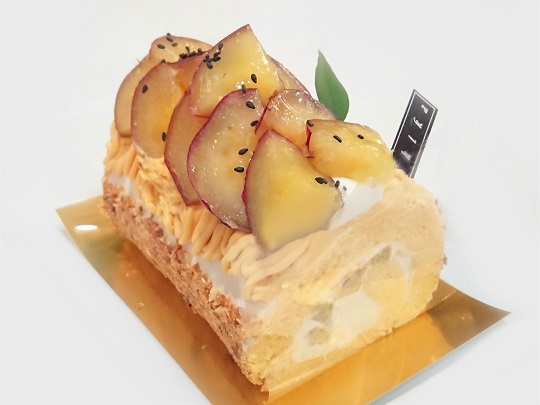 さつま芋のモンブランロール